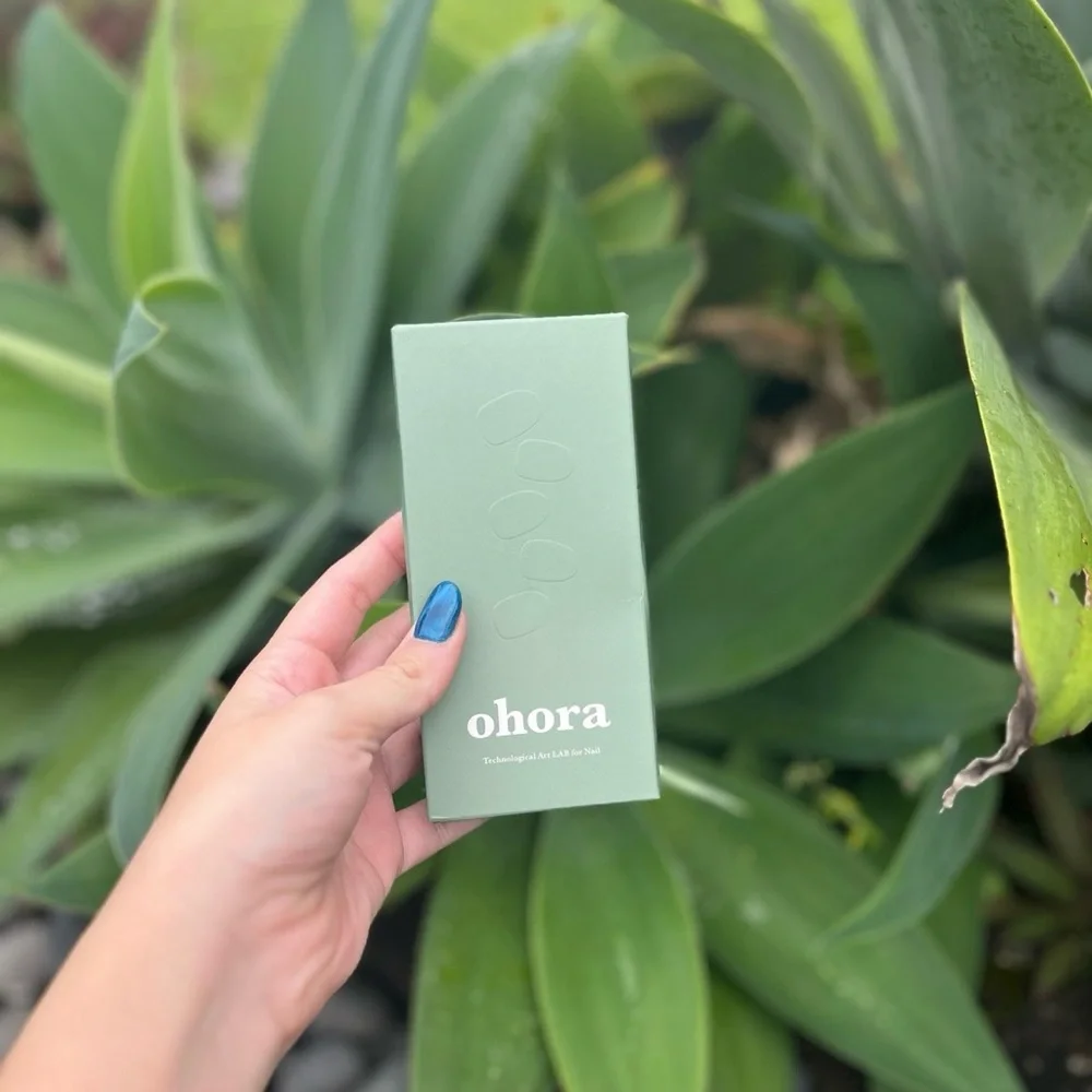 BNIB Ohora N Cream Leaf Nail Art